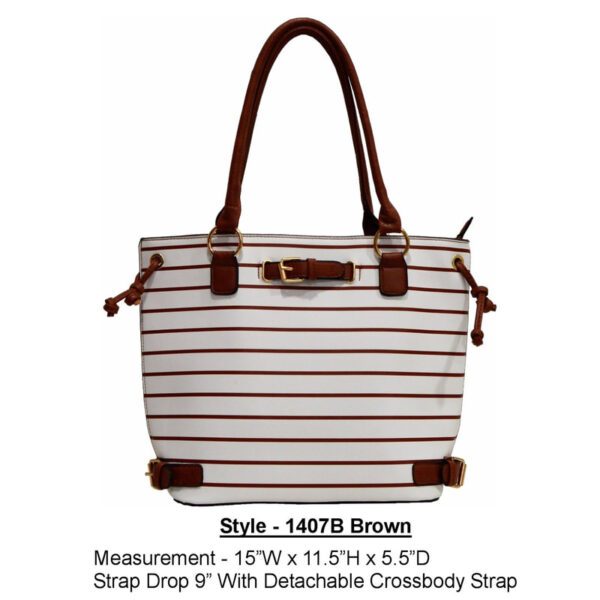 Style 1407b brown handbag