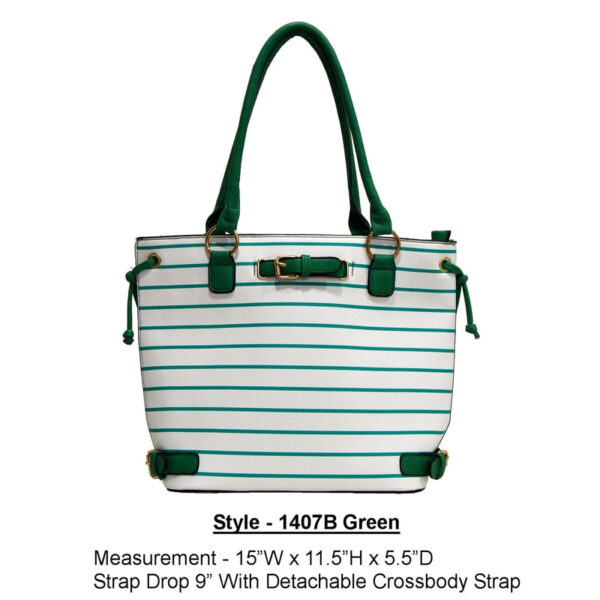 Style 1407b green handbag