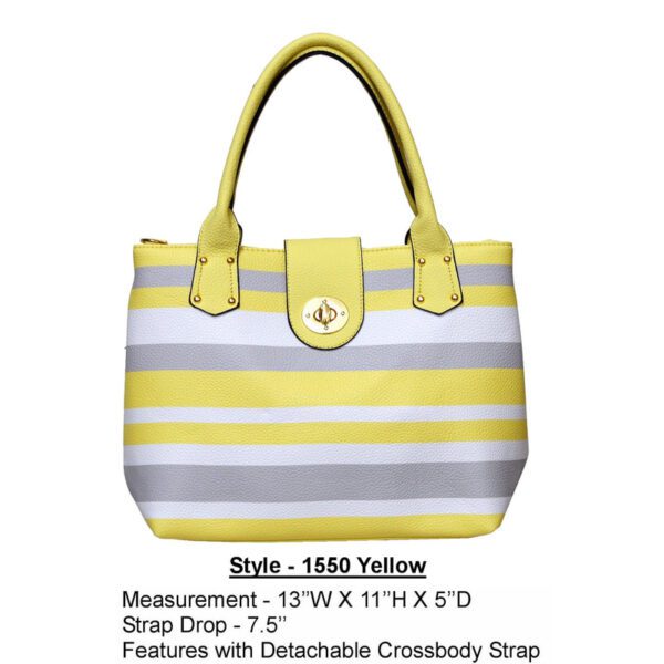 Style 1550 yellow handbag