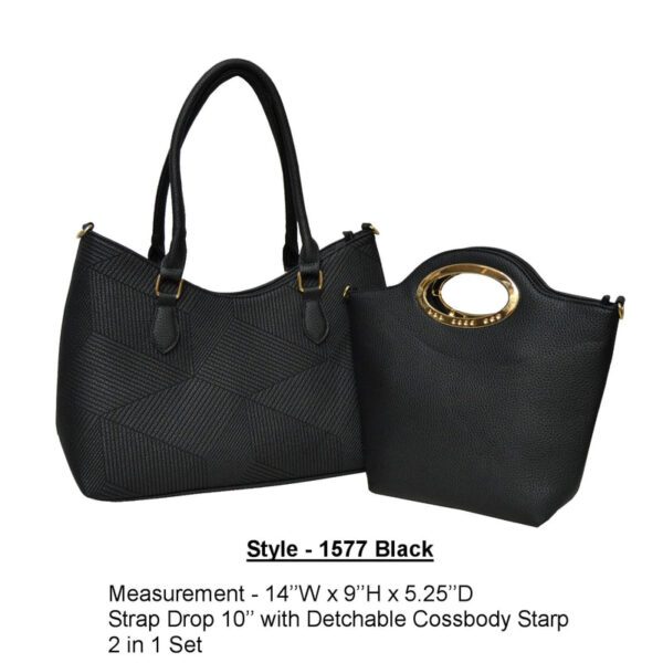 Style 1577 black handbags