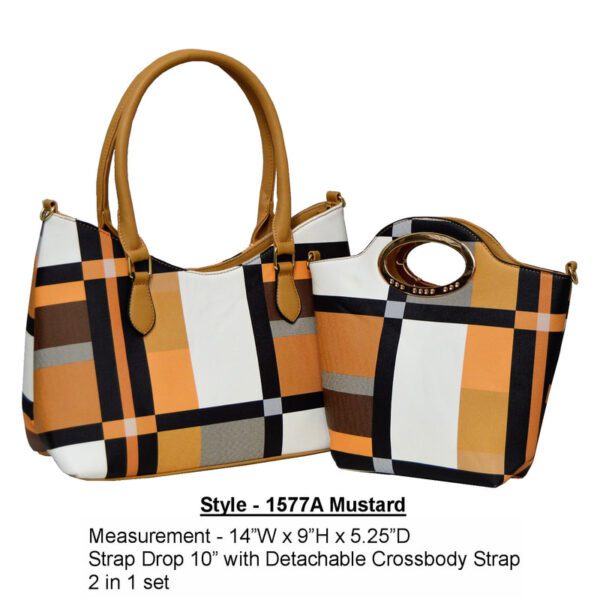 Style 1577a mustard handbag