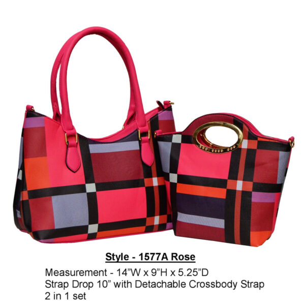 Style 1577a rose handbag