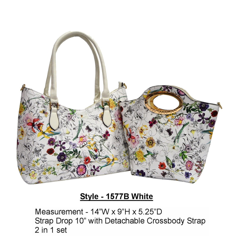 handbags with floral designs