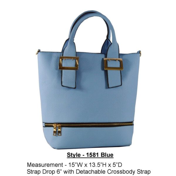 Style 1581 blue handbag