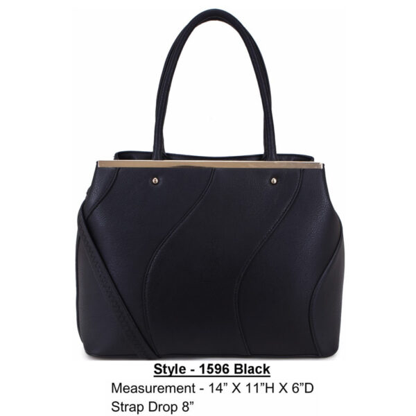 Style 1596 black handbag