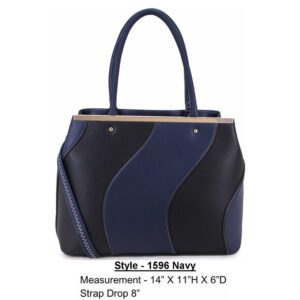 Style 1596 navy handbag