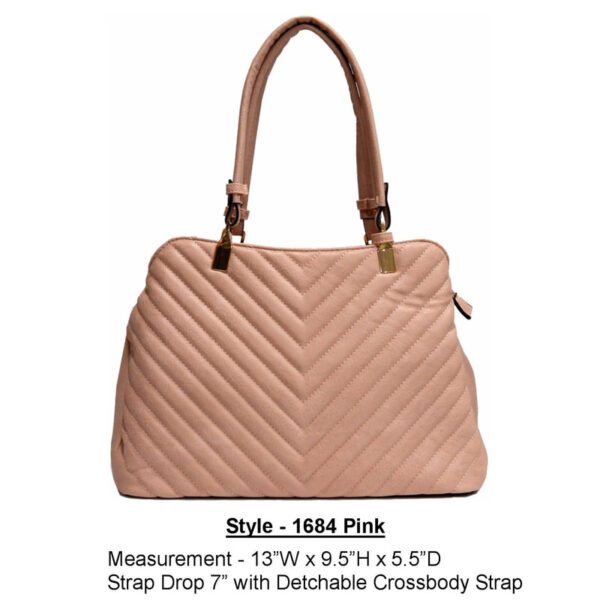 Style 1684 pink handbag