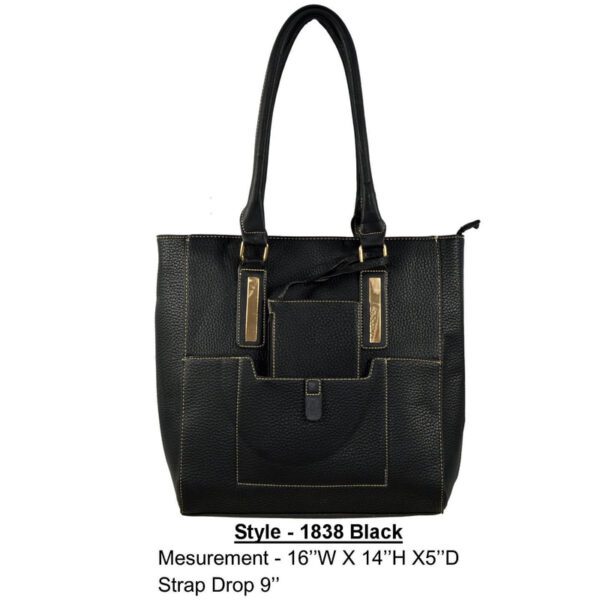 Style 1838 black handbag