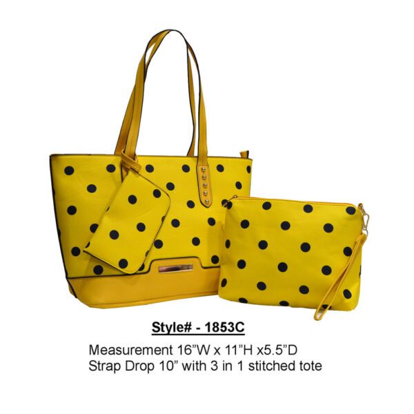 Style 1853c yellow handbag