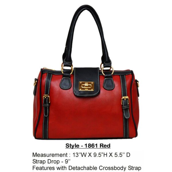 Style 1861 red handbag