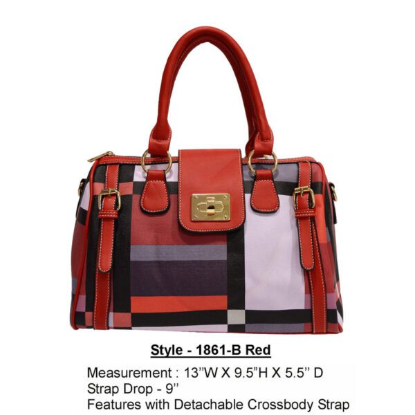 Style 1861b red handbag