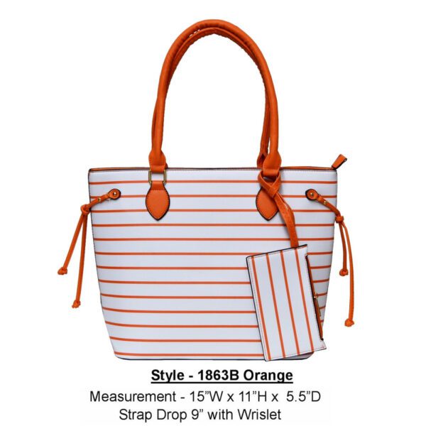 Style 1863b orange handbag