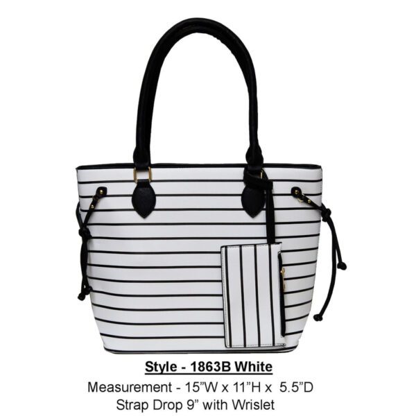 Style 1863b white handbag