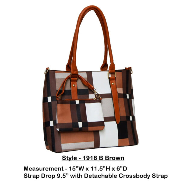 Style 1918b brown handbag