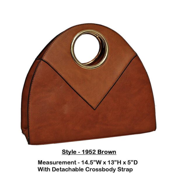 Style 1952 brown handbag