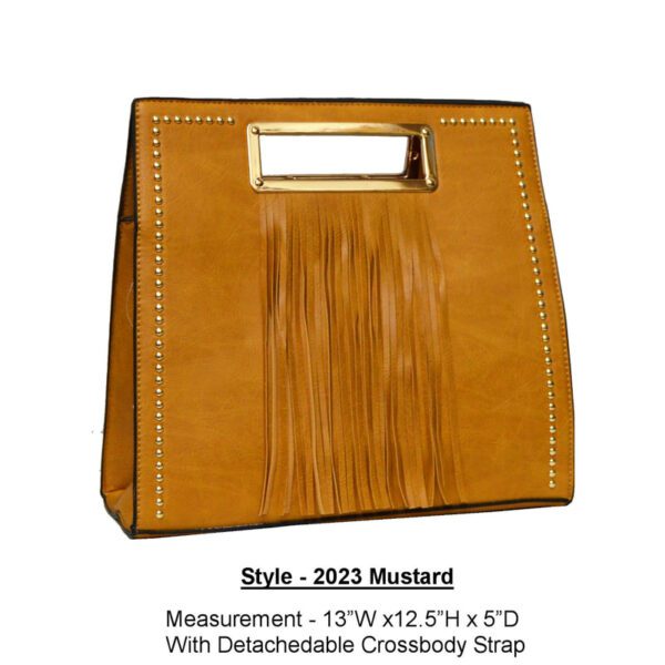 Style 2023 mustard handbag