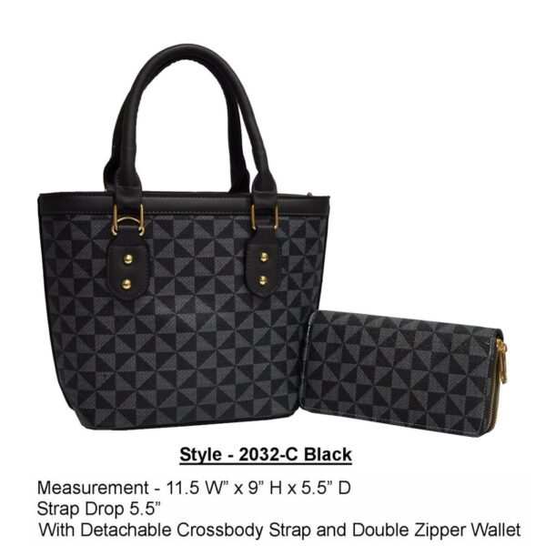 Style 2032c black handbag