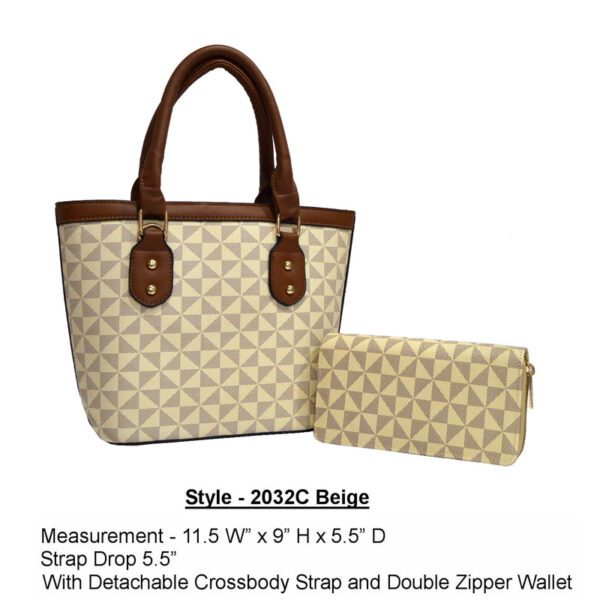 Style 2032c beige handbag