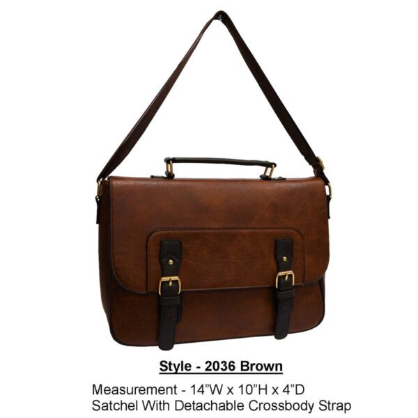 Style 2036 brown bag