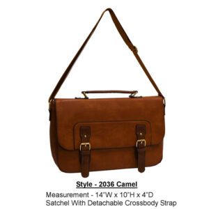 Style 2036 camel handbag