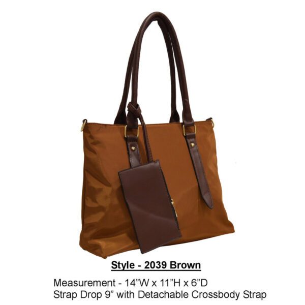 Style 2039 brown handbag