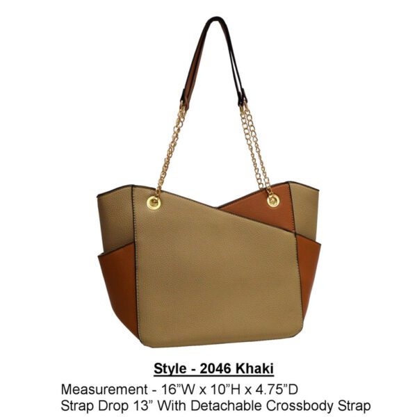 Style 2046 Khaki handbag