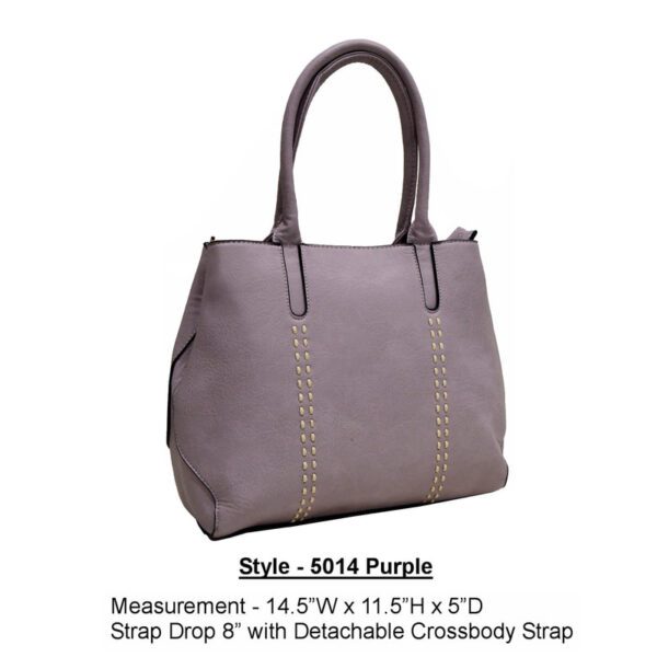 Style 5014 purple handbag