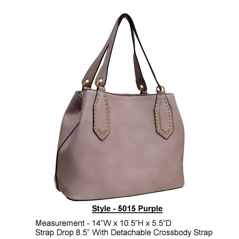 Style 5015 purple handbag