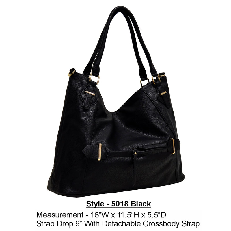 Style 5018 black handbag