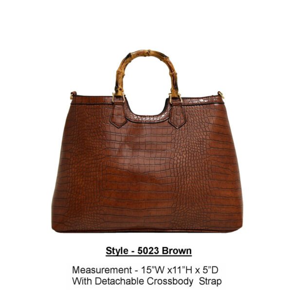 Style 5023 brown handbag