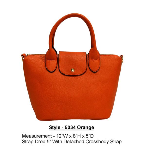 Style 5034 orange handbag