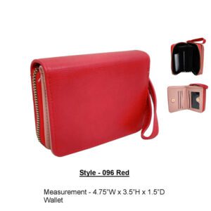 Style 096 red wallet