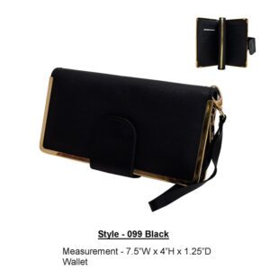 Style 099 black wallet