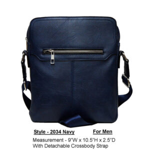 Style 2034 navy bag for men