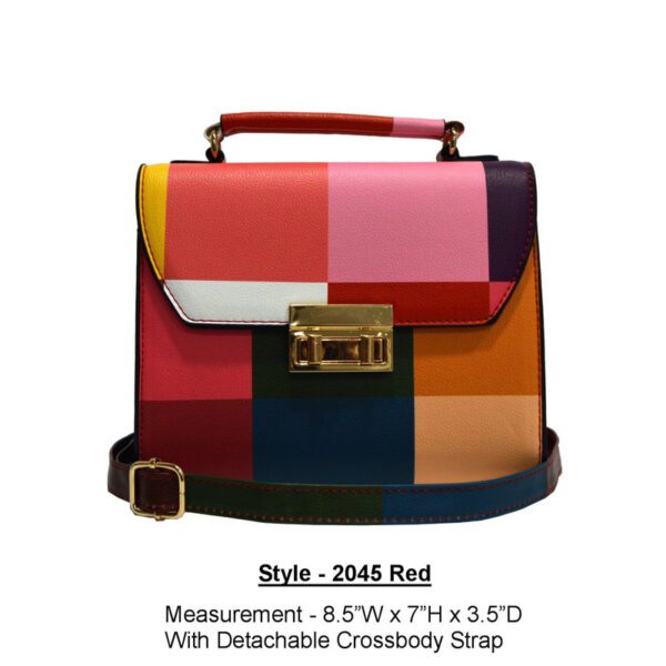 Style 2045 red handbag