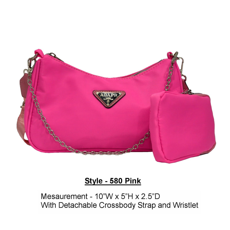 Style 580 pink shoulder bag