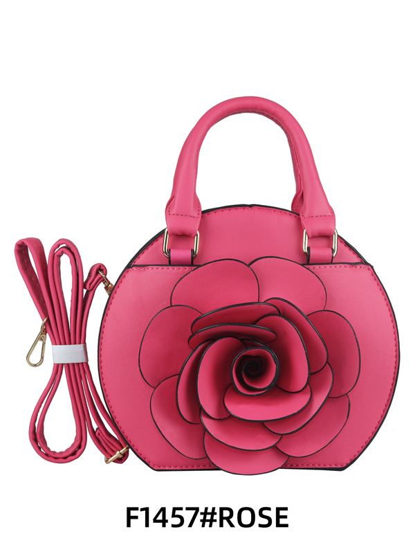 F1457 rose handbag